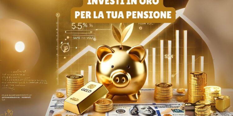 Investi in oro per la tua pensione: diversifica adesso e proteggi il tuo capitale