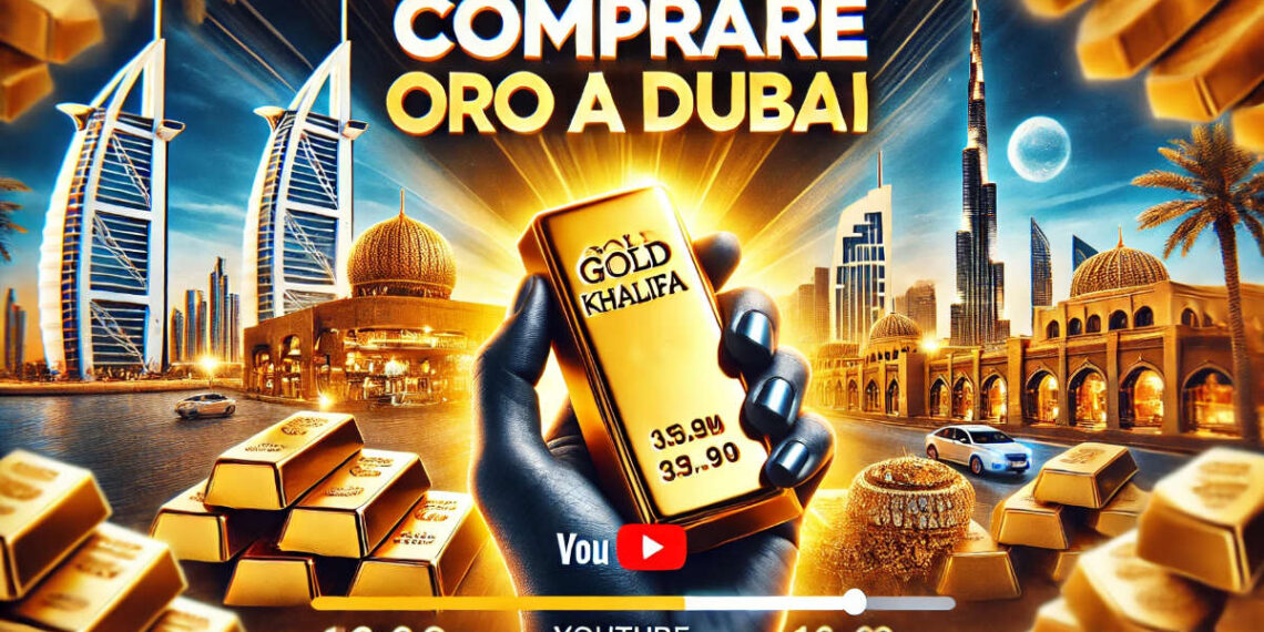 Posso comprare oro a Dubai e portarlo in Italia? conviene?